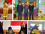 Hampton School Pupils learning about Fire Safety before Diwali 2016