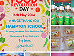 Hampton School take part in Food Revolution Day 2014