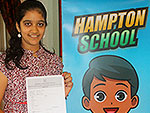 Hampton School Pupil with PSAC 2018 Results