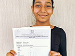 Hampton School Pupil with PSAC 2022 Results
