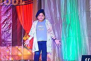 Hampton School Quatre-Bornes pupil performing for Independence Day