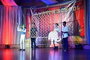 Hampton School Quatre-Bornes pupil performing for Independence Day